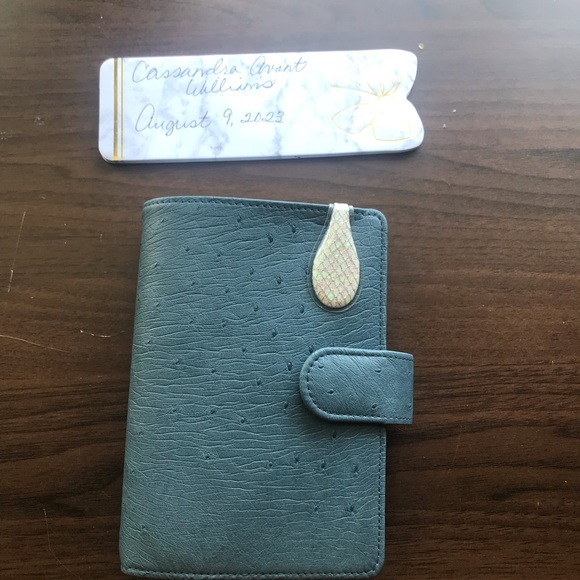 Van Der Spek A6 Nodex in French Denim Blue Ostrich - Picture 4 of 8